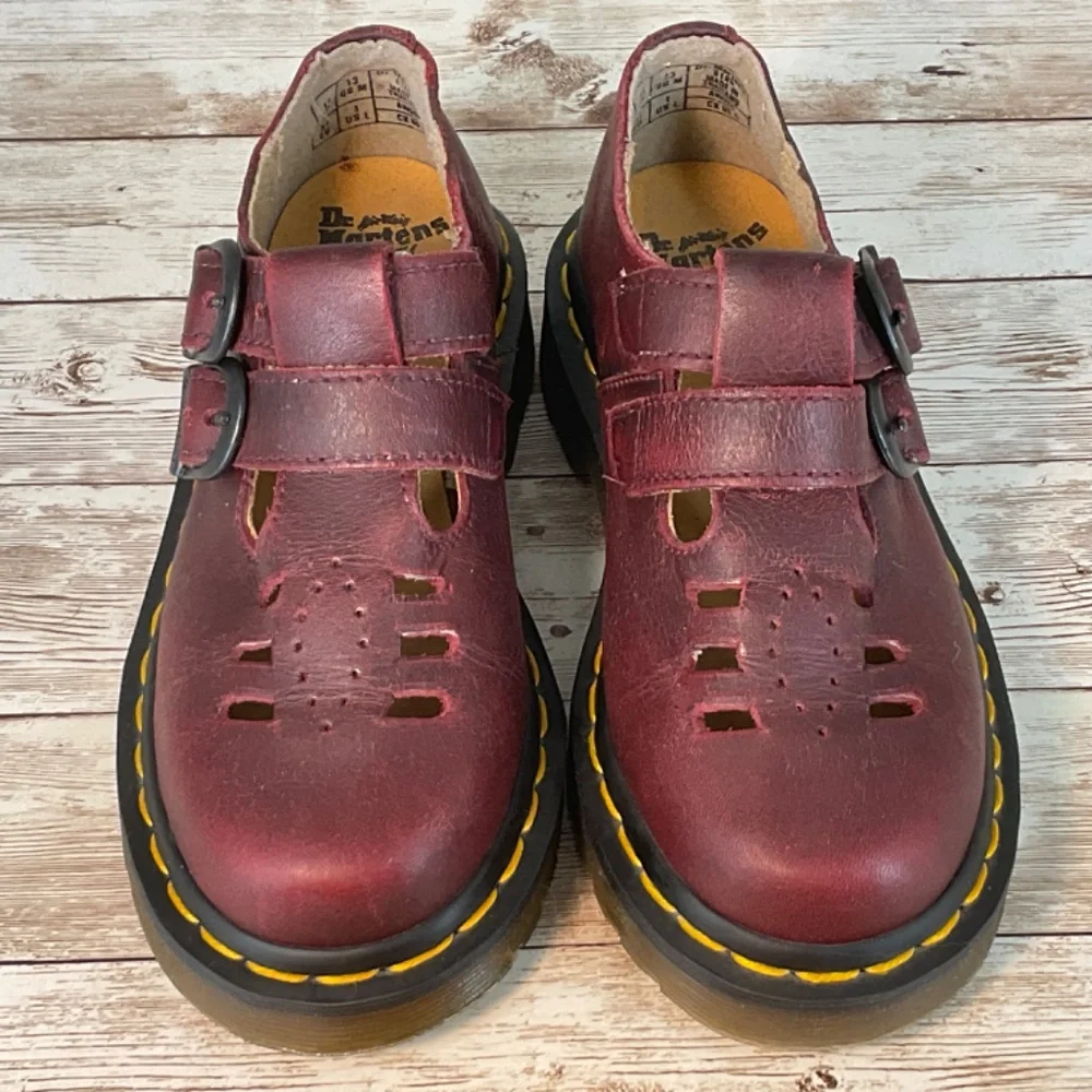 SALE‼️DR MARTENS KIDS COLLECTION OXFORDS CLASSIC MARY JANE 2 BUCKLE STRAP 13 EUC